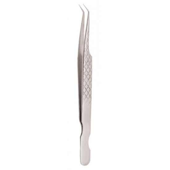 Diamond Print S-Type Eyelash Tweezer