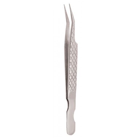 Diamond Print S-Type Eyelash Tweezer