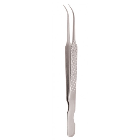 Diamond Print S-Type Eyelash Tweezer