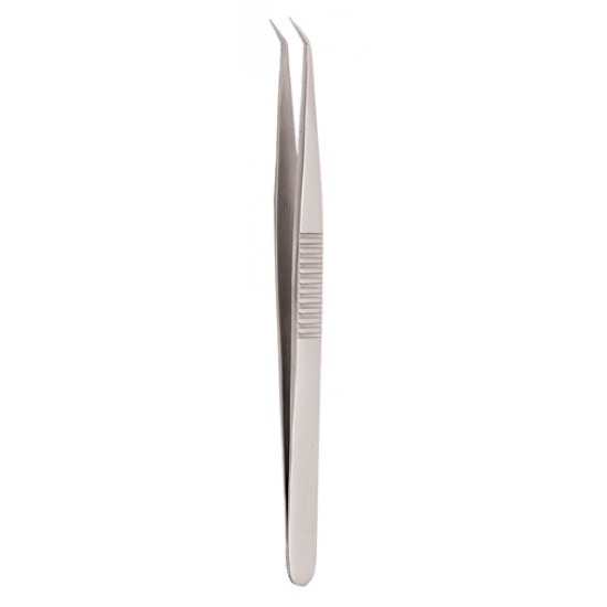 Serrated Handle Eyelash Tweezer