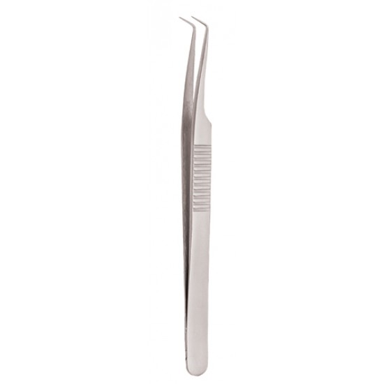 Serrated Handle Eyelash Tweezer