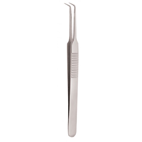 Serrated Handle Eyelash Tweezer