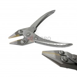 Parallel Action Pliers- Chain Nose -Brass Jaws-  with Return Spring
