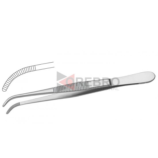 Dressing Tweezers- Medium Wide- Angled Tip