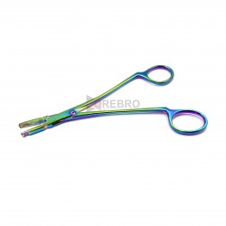 Ring Opening/Closing Forceps-Multi Use Tool, 2 Grooves - Multi Oxide Coated