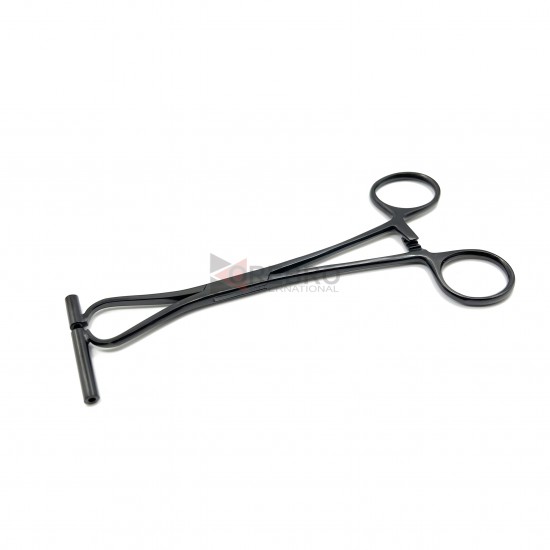 Extra Long Septum Forceps - Black Oxide Coated