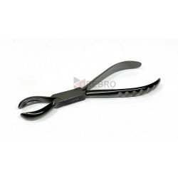 Large Ring Closing Pliers-Grooved Handles- Black Oxide Coated