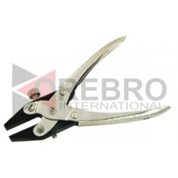 Parallel Action Flat Nose Pliers With Positioning Screw