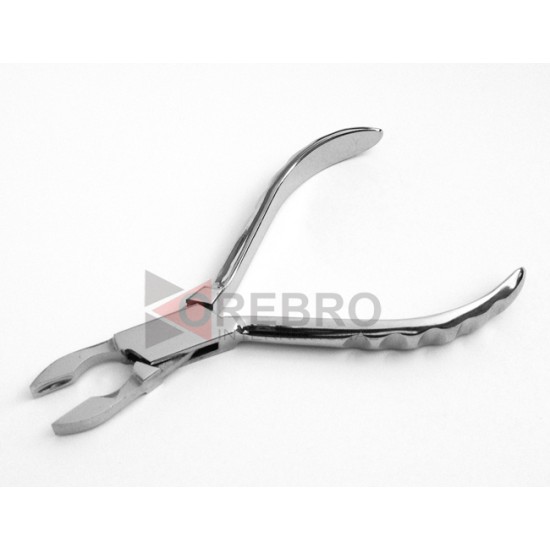 Small Ring Closing Pliers-Grooved Handles