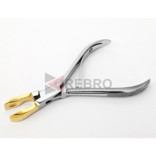 Small Ring Closing Pliers with Brass Tips