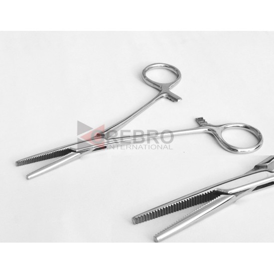 Flat Nose Hemostatic Forceps