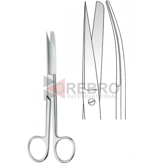 Dressing Scissors, Pointed / Blunt, Curved