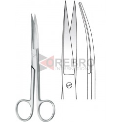 Dressing Scissors, Pointed / Pointed, Curved