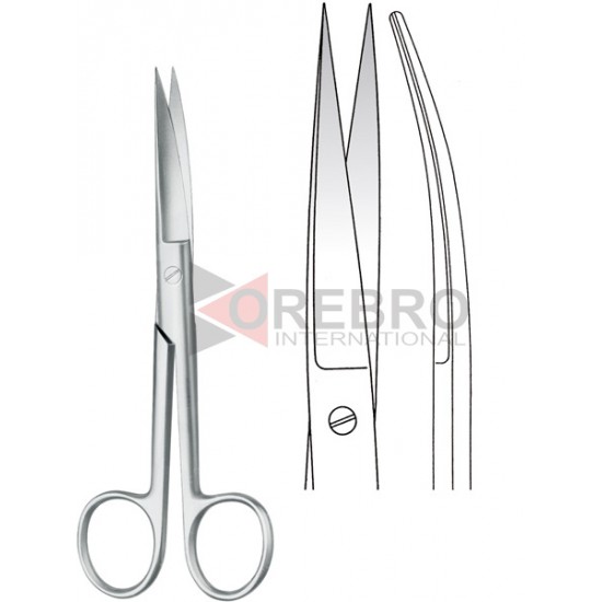 Dressing Scissors, Pointed / Pointed, Curved