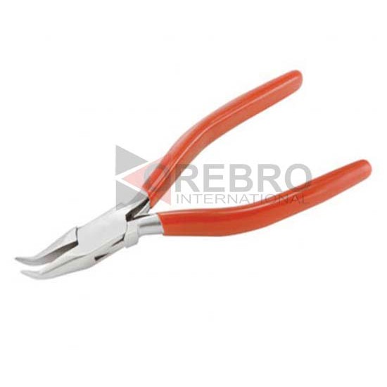 Bent Chain Nose Long Handle Pliers