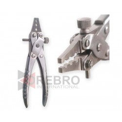 Parallel Action 3 Hole Swedging Pliers