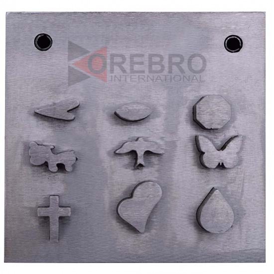 New Steel Disc Cutter 9 Assorted Shapes Jewellery Designs Pattern Various Forms