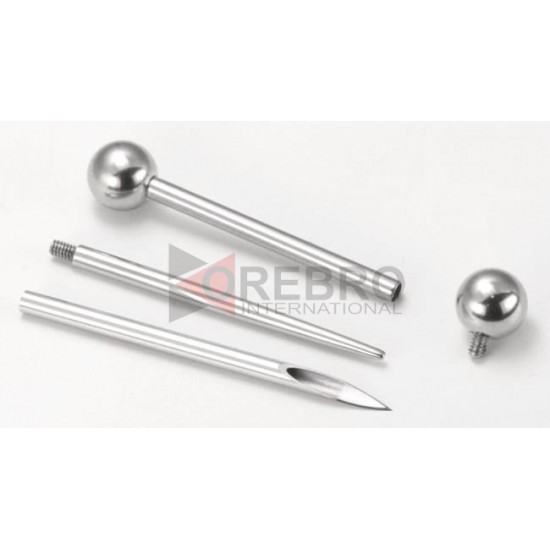 16g 1” Threaded Pin Taper