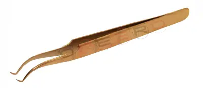 Curved V-Shape 45­° Volume Tweezer