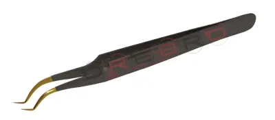 Curved V-Shape 45­° Volume Tweezer