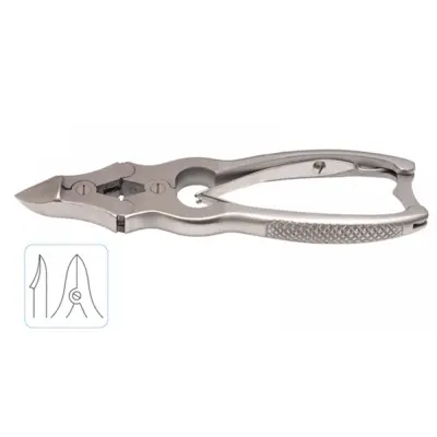 Double Action Nail Clipper Curved Double Spring 12cm
