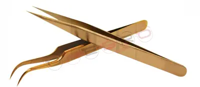 Straight Isolation Tweezers (12cm) (Narrow Tip)Curved Classic Volume Tweezer (12cm)