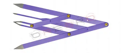 Eyebrow Divider- With Rexine Pouch