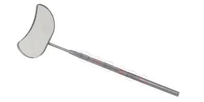 Half Moon Eyelash Mirror Fig.2 With Handle