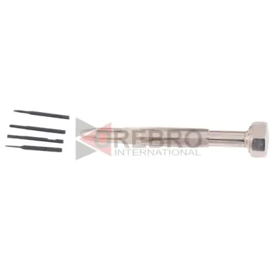 Heavy Duty Screw Driver (with 4 tips)