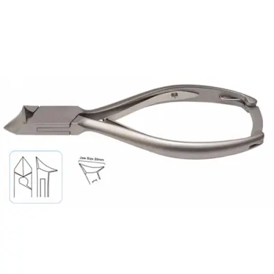 Nail Nipper 20mm Concave Jaw 14cm