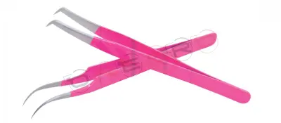 (Narrow Tip) Russian Volume 75°  Tweezer (11.5cm) (Narrow Tip)Curved classic Volume Tweezer (12cm)