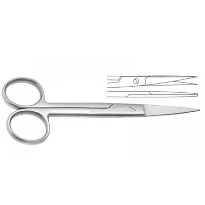 Operating Scissors 14.5cm Straight Sharp/Sharp
