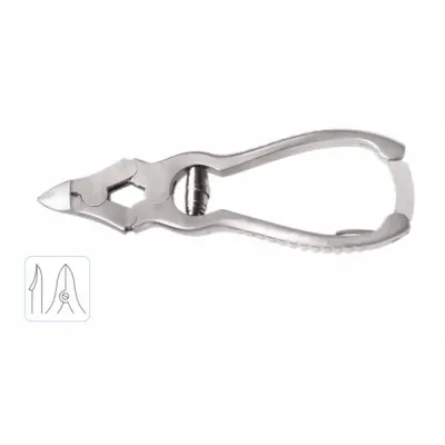 Double Action Nail Clipper Curved Barrel Spring 12cm