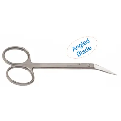 Super Edge Iris Scissor Angled 11.5cm
