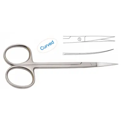 Super Edge Iris Scissor Curved 11.5cm