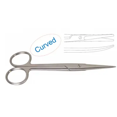 Super Mayo Lexer Scissor Curved 15cm