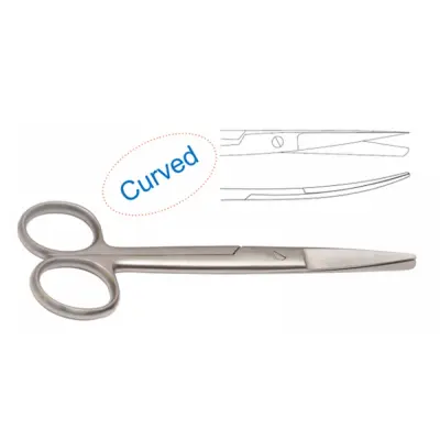 Super Operating Scissors Curved Sharp/Blunt 15cm