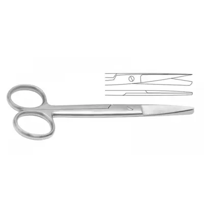 Operating Scissors 14.5cm Straight Sharp/Blunt