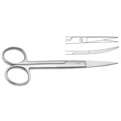 Operating Scissors 14.5cm Curved Sharp/Sharp