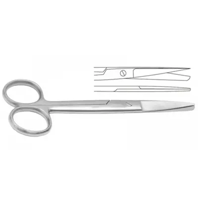 Operating Scissors 15.5cm Straight Sharp/Blunt
