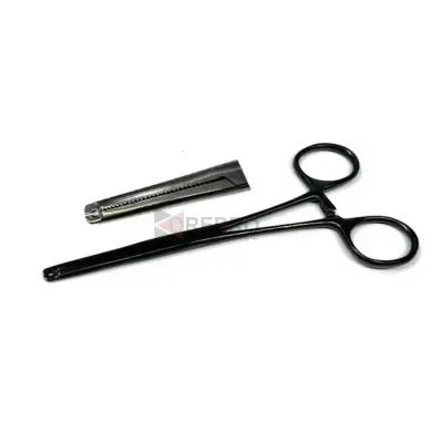 Skin Drive Holder Forceps- Black Oxide Coated